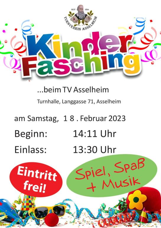 Kinder Faschings Party!!!